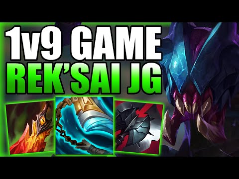 HOW TO PLAY REK'SAI JUNGLE & COMPLETELY TAKE OVER THE GAME 1v9! - Gameplay Guide League of Legends