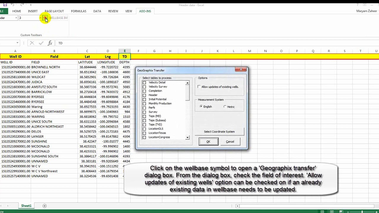 Webinar-Import data using excel spreadsheet