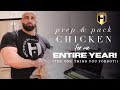 PREP & PACK CHICKEN FOR AN ENTIRE YEAR! (one thing you're not doing) | Fouad Abiad