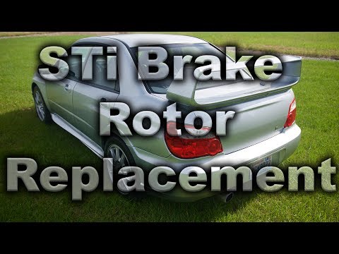 2004-2017 STi Brembo Brake Rotor Replacement