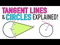 TANGENT LINES AND CIRCLES EXPLAINED!