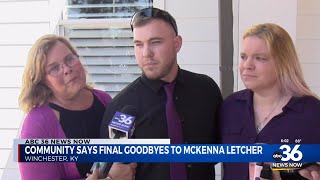 Community says final goodbyes to Mckenna Letcher 090624