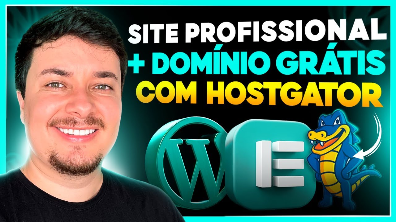 HOSTGATOR 2025! DOMÍNIO GRÁTIS C/ O MAIOR DESCONTO NA HOSPEDAGEM DE SITE + WORDPRESS P/ CRIAR SITE