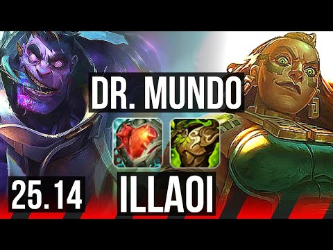 DR. MUNDO vs ILLAOI (TOP) | 4/1/8 | KR Challenger | 25.14