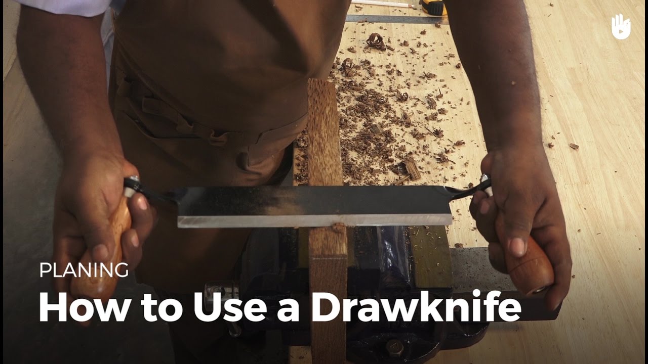 How to Use a Drawknife How to Be a Woodworker Sikana