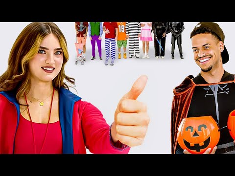 Blind Dating 8 Guys Based on Their Halloween Costumes (ft. Rhino)