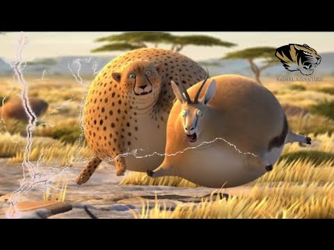 Funny Fat Animals - Animated Short Films | Animals Adventure | By Usman Khan