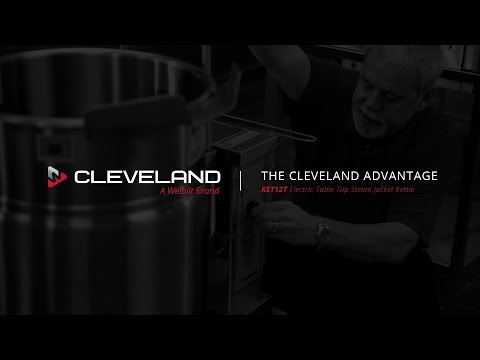 The Cleveland Advantage - KET12T Electric Table Top Steam Jacket Kettle