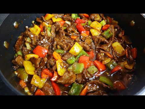 How To Make The Tastiest Pepper Steak | Easy Pepper Steak At Home | Stir Fry