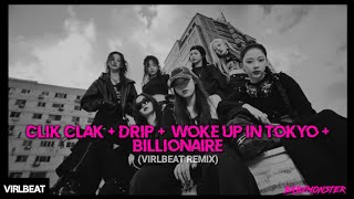 Download lagu BABYMONSTER - CLIK CLAK x DRIP   WOKE UP IN TOKYO   BILLIONAIRE (Virlbeat Remix) mp3