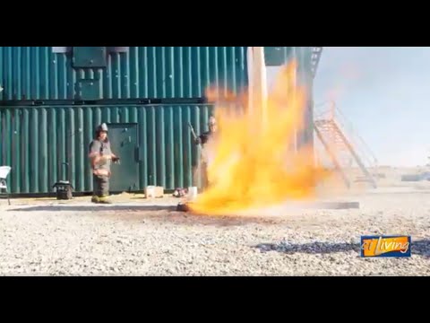 Riesiges Truthahn-Bratfeuer