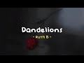 Dandelions Ruth B Slowed Reverb Lyrics