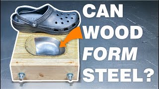 How I made steel toe crocs with wood