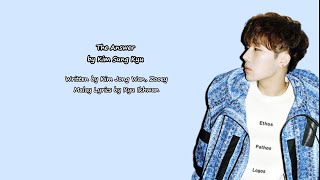 Kim Sung Kyu &#39;너여야만 해 (The Answer)&#39; [Lyrics : Malay SUB]