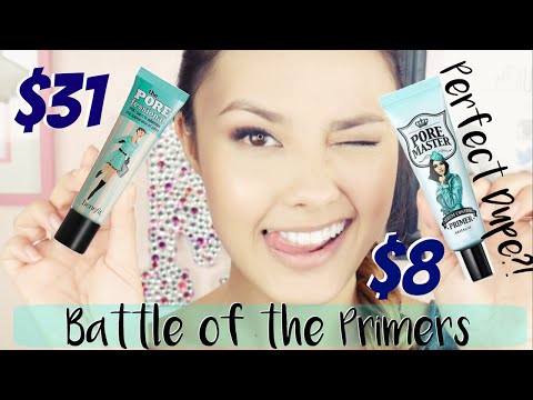 BENEFIT POREFESSIONAL vs ARITAUM PORE MASTER PRIMER | Beauty Battle Breakdown Video