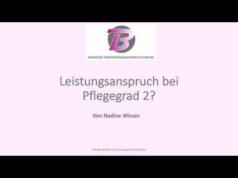 Leistungen Pflegegrad 2