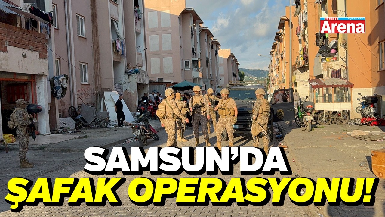 Samsun'da yasa dışı bahis şebekesine şafak operasyonu