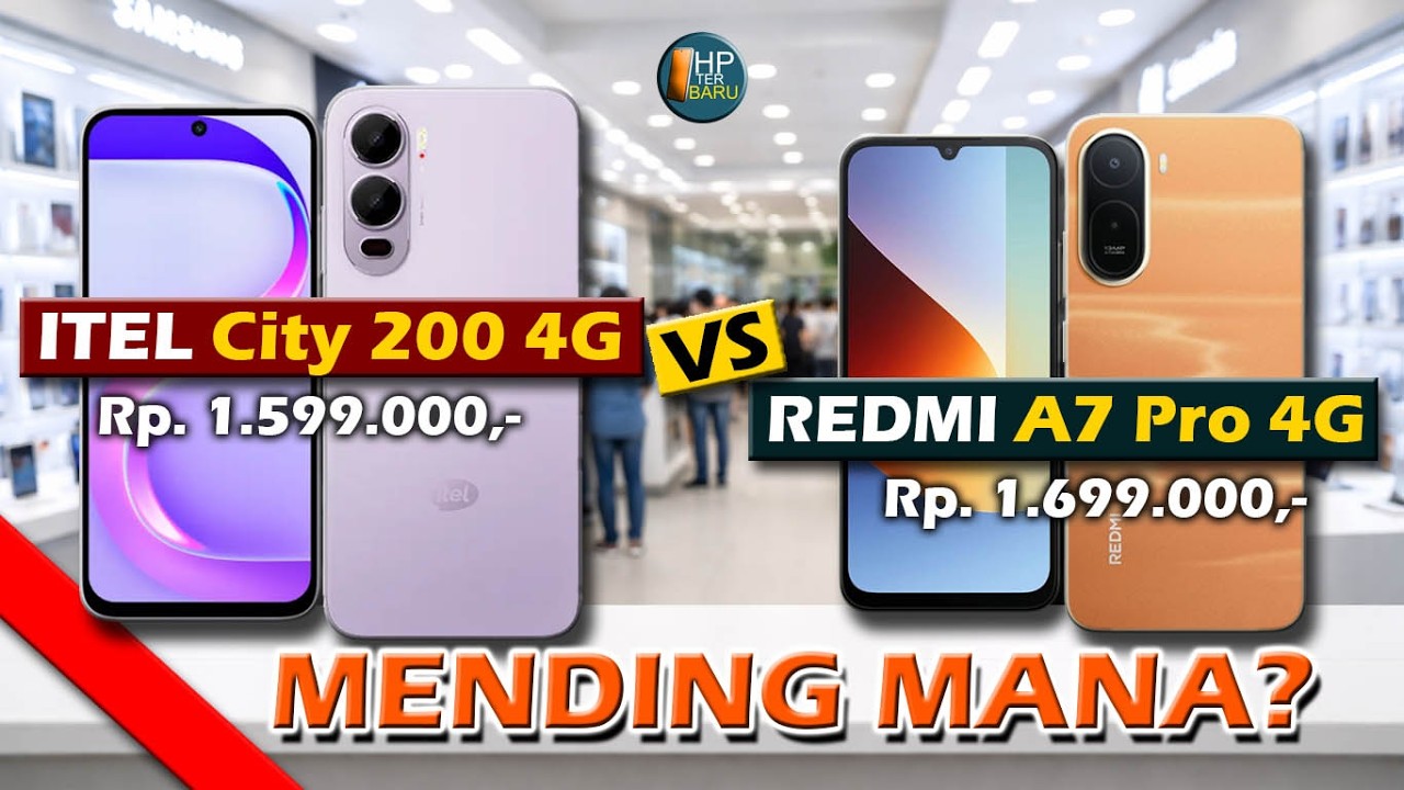 MENDING MANA? ITEL CITY 200 4G VS XIAOMI REDMI A7 PRO 4G