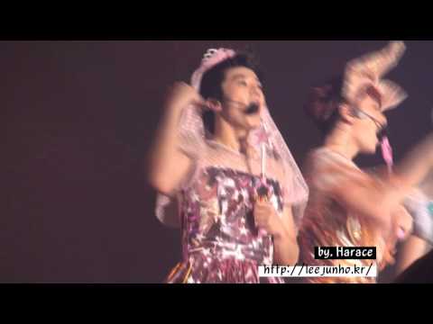 [Fancam] 100808 Busan concert OKrange Caramel 2pm Wooyoung  ver.