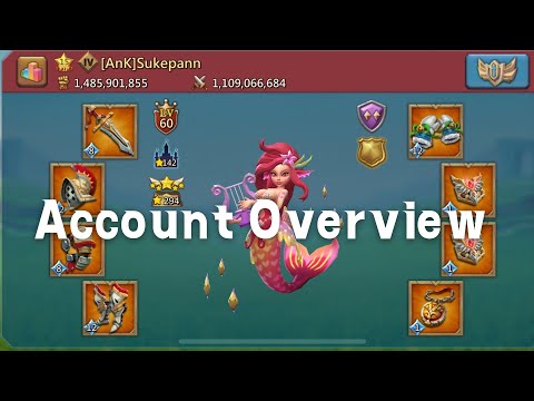 【Lords mobile】Account that beats a noob Baron - Account Overview