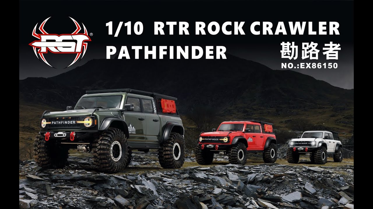 RC auto PATHFINDER 1/10 sada 2,4GHz, bílá