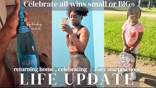 Life Update Vlog | Returning Home | Celebrating Small Wins + Zoey Starts School! | Nicolee Sutton