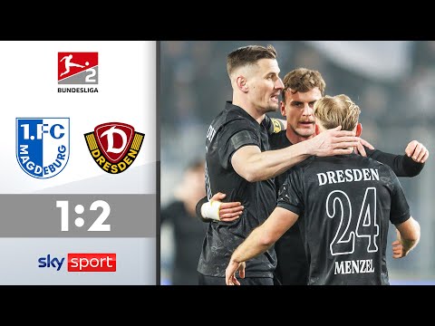 Dresden gewinnt Derby im Keller! | 1. FC Magdeburg - Dynamo Dresden | Highlights – 2. Bundesliga
