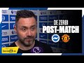 De Zerbi: I Will Never Forget This Opportunity | Brighton 0 Manchester United 2