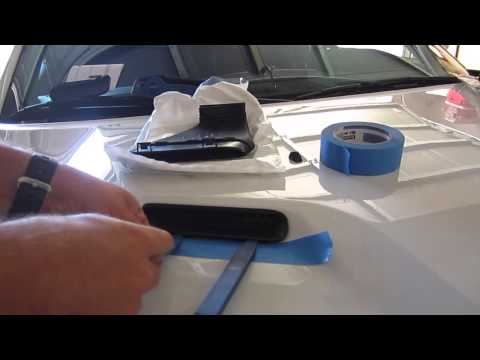 Easy Install Dodge Challenger Functioning Hood Scoops