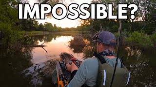 Kayak Fishing With ZERO Technology (Can you compete?)
