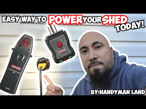 Easy Way To Power Your Shed Today!