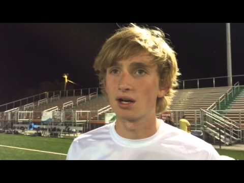 Miles McGuire discusses four-goal game in Ben Franklin playoff win