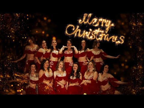 Merry Christmas Belly Dance Card: JINGLE BELL ROCK! #taniecbrzucha #rakssharki #bellydance رقص شرقي