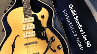 Video thumbnail for Guild Starfire I Jet 90 UNBOXING & DEMO by John Budnik Band (John Budnik Band)