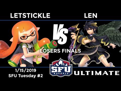 SFU Ultimate #2: Losers Finals - LetsTickle (Inkling) vs Len (Dark Pit)