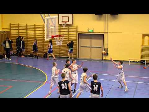 EOS Vit P01 B-final mot KFUM Göteborg i Skövde Basketcup 2015