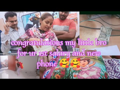 congratulations my little bro for your 1st salary and new phone 📱🥰❤️