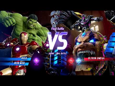 MARVEL VS. CAPCOM: INFINITE Ironman and Hulk vs Ultron Omega
