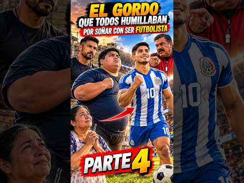 ¡Se burlaban del gordo que soñaba con ser futbolista, pero no sorprendió a todos! parte 4. #shorts