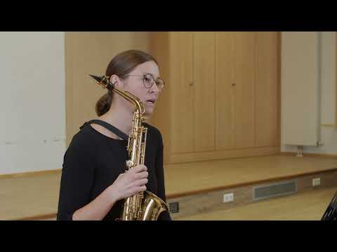 Saxophon "Etüde in F" - Leopold Mozart (D1)