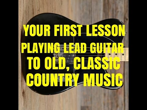 Your 1st Old Style Country Lead Guitar Lesson By Scott Grove