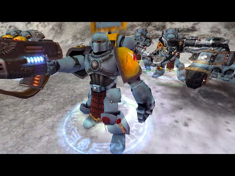 Unification Mod 2021: Space Wolves (13th Company) vs Thousand Sons - WH 40K: Dawn Of War: Soulstorm