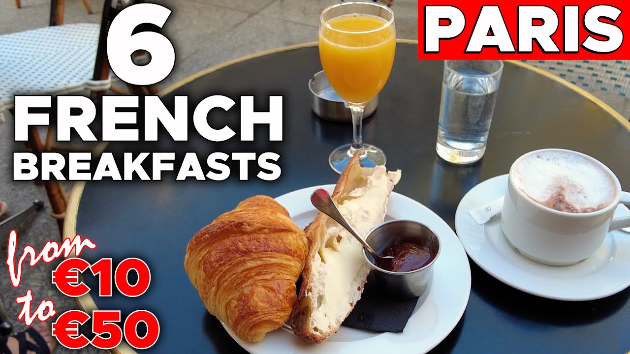 From Small Budget to luxury: I try 6 typically French breakfasts in Paris from 10 to 50€