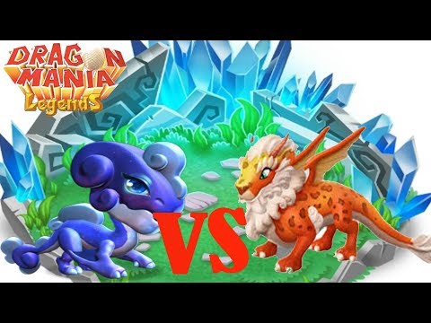 Hero Stardust dragon vs Lynx Dragon , attack the enchant dragon , Dragon Mania Legends - part 644