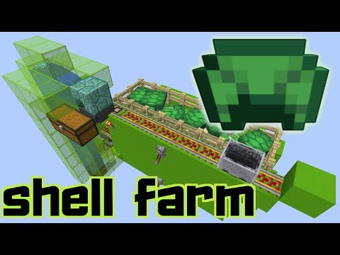 Easy AFK Turtle Shell Farm [Automatic] | Minecraft Video