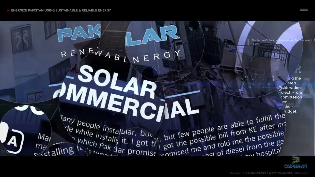 Turnkey Solar Energy System in Pakistan | Residential, Commercial, Industrial by Paksolar Renewable