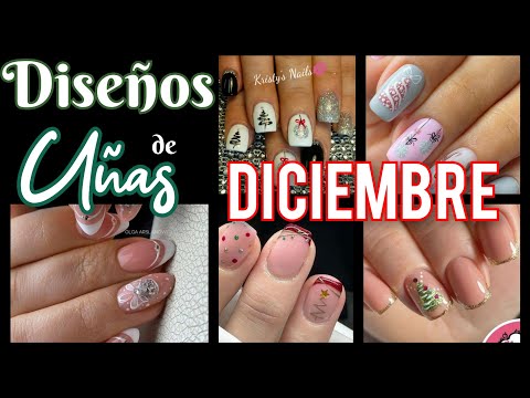 DISEÑOS DE UÑAS PARA DICIEMBRE 2023|NAILS DICIEMBRE 2023 #uñas2023 #uñasnavideñas #uñasdecoradas2023