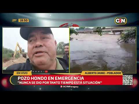 Pozo Hondo en emergencia tras desborde del río Pilcomayo