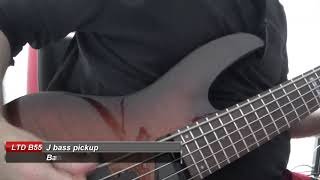 Video thumbnail for ESP LTD B55 5 strings bass quick demo by picpouille