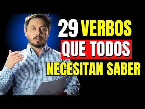 29 VERBOS EN INGLES MUY NECESARIOS DE SABER.